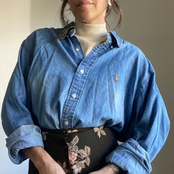 Ralph Lauren Denim Chambray Shirt - Picture 1 of 4